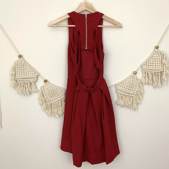 Lulus Test Drive Open Back Strappy Red Pleated Dress - Picture 3 of 8